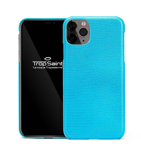 Coque iPhone 11 Cuir Façon Lézard