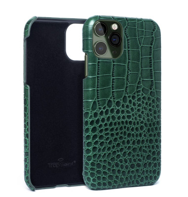 iPhone 11 Leather Case Crocodile Pattern