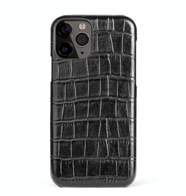 iPhone 11 Leather Case Crocodile Pattern