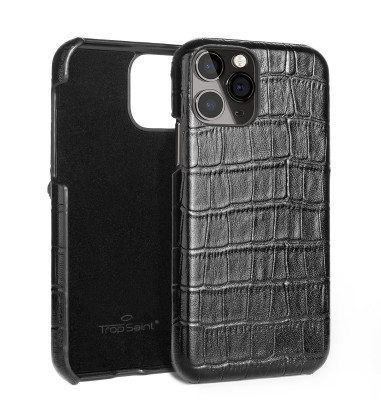 Coque iPhone 11 Pro Max Cuir Façon Crocodile
