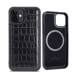 Coque iPhone 12 Mini Cuir Façon Crocodile | Trop Saint
