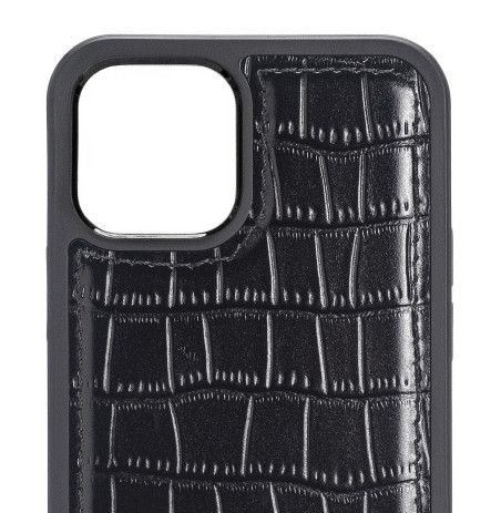 Coque iPhone 12 Mini Cuir Façon Crocodile