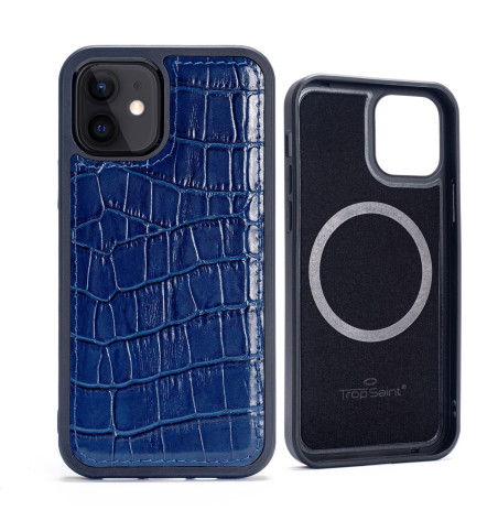 Coque iPhone 12 Mini Cuir Façon Crocodile