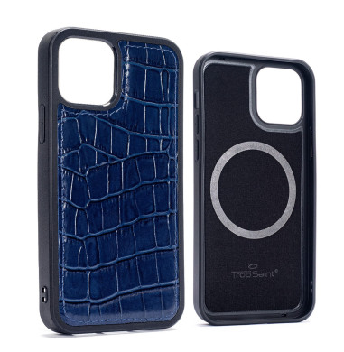 Coque iPhone 12 Mini Cuir Façon Crocodile
