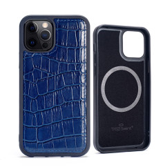 Coque iPhone 12 / 12 Pro Cuir Façon Crocodile