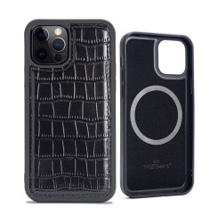 Coque iPhone 12 Pro Max Cuir Façon Crocodile 2