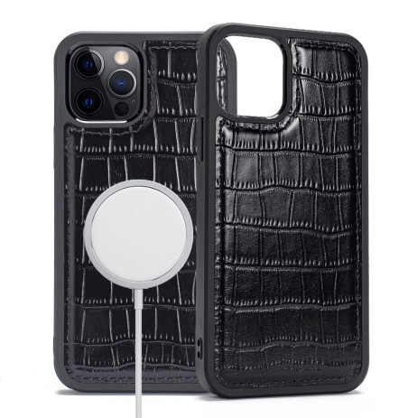 Coque iPhone 12 Pro Max Cuir Façon Crocodile
