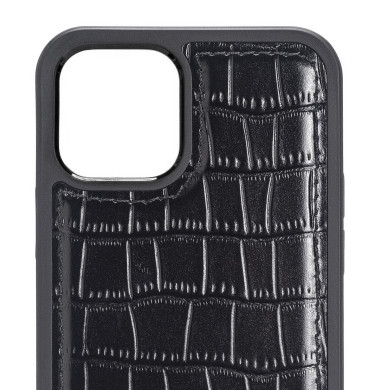 Coque iPhone 12 Pro Max Cuir Façon Crocodile
