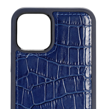 Coque iPhone 12 Pro Max Cuir Façon Crocodile