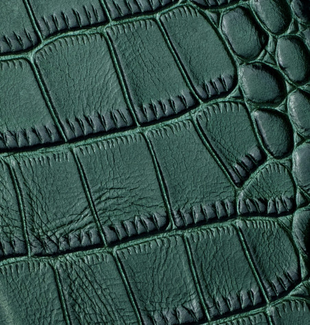 Leather Wallet iPhone X / XS Crocodile Pattern