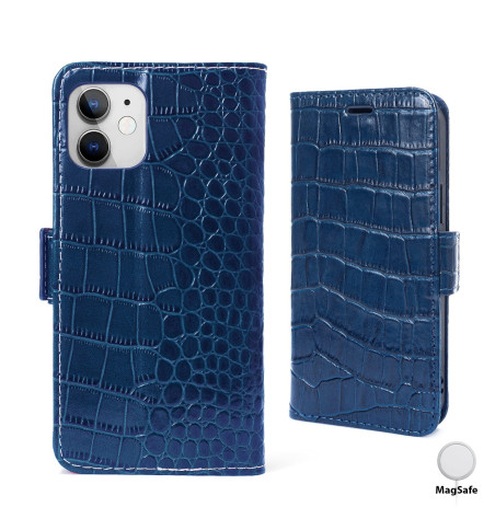 Leather Wallet iPhone 12 Mini Crocodile Pattern