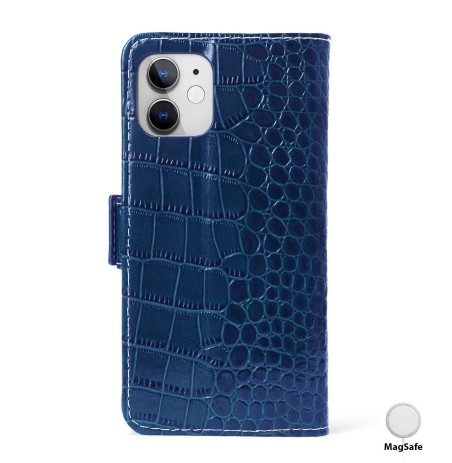 Leather Wallet iPhone 12 Mini Crocodile Pattern