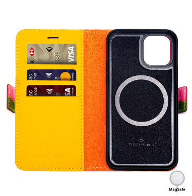 Portefeuille Cuir Multicolore iPhone 12 Pro /...