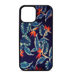Coque Personnalisée Trop Saint pour iPhone 14 15 16 Pro Max Oiseau de Paradis Fleur 2