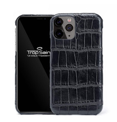 Black Crocodile Leather Case for iPhone 2