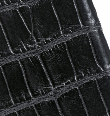 Black Crocodile Leather Case for iPhone