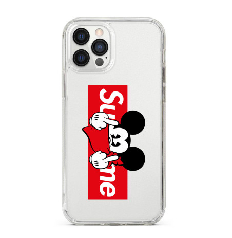 Coque Personnalisée en Silicone Transparente pour iPhone | Trop Saint