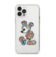 Personalised Clear Silicone Case for iPhone | Mickey Mouse Drawing