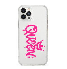 Personalised Clear Silicone Case for iPhone | Queen Grafitti