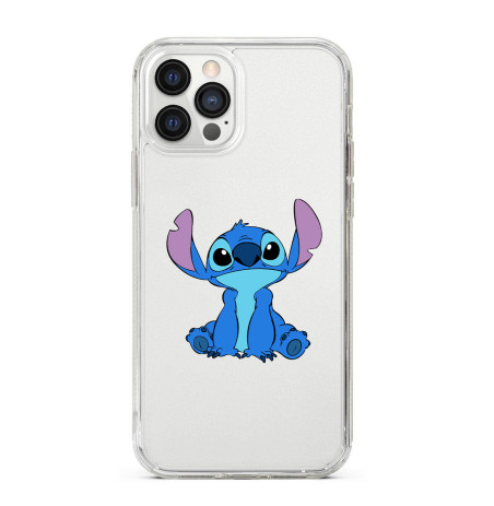 Coque Personnalisée en Silicone Transparente pour iPhone|Stitch