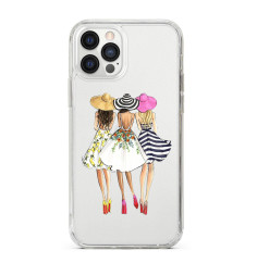 Personalised Clear Silicone Case iPhone|Three Girls in Saint Tropez