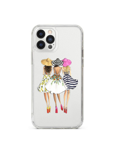 Coque Personnalisée Silicone Transparente iPhone|3 Filles Tropeziennes