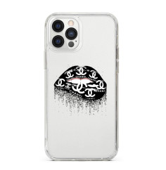 Personalised Clear Silicone Case for iPhone|Mouth Chanel Street Art