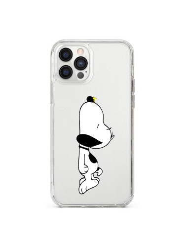 Coque Personnalisée en Silicone Transparente iPhone | Snoopy