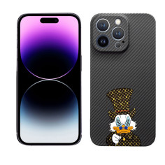 Personalised Carbon Fiber Case for iPhone with MagSafe |Uncle Scrooge