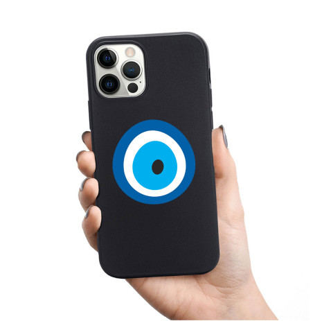 Personalised Black Silicone Case for iPhone - All Models - V11