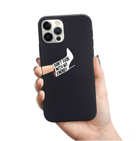 Personalised Black Silicone Case for iPhone - All Models - V14