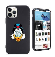 Coque Personnalisée en Silicone Noire iPhone Picsou | Trop Saint