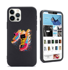 Personalised Black Silicone Case for iPhone Air Jordans|Trop Saint