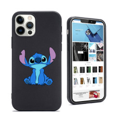 Personalised Black Silicone Case for iPhone Stitch|Trop Saint