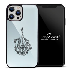 Coque Personnalisée avec Miroir iPhone Doigt d'Honneur|Trop Saint