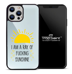 Coque Personnalisée Miroir iPhone I'am Ray of Sunshine|Trop Saint