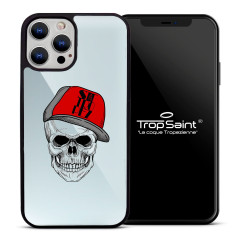 Personalised Mirror Case for iPhone Skull Hat Saint Tropez|Trop Saint