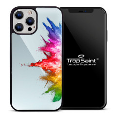 Personalised Mirror Case for iPhone Abstract Colours | Trop Saint