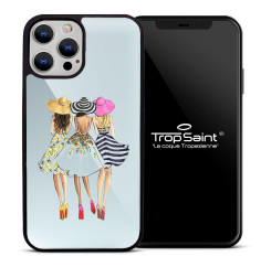 Personalised Mirror Case for iPhone 3 Girls in Saint Tropez|Trop Saint