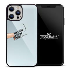 Personalised Mirror Case for iPhone Don't Fuck My Energy |Trop Saint