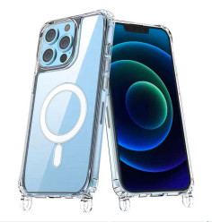 Coque iPhone Transparente avec Anneaux et MagSafe | Trop Saint