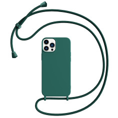 Coque Bandoulière pour iPhone avec Cordon - Vert | Trop Saint