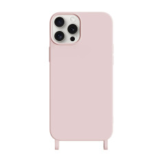 Coque Personnalisable avec Anneaux pour iPhone - Rose Pâle|Trop Saint