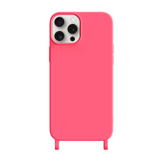 Coque Personnalisable avec Anneaux pour iPhone-Rose Fushia|Trop Saint