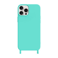 Customizable Case with Rings for iPhone - Turquoise For iPhone 15 14 13 12 Pro Max