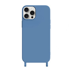 Coque Personnalisable avec Anneaux pour iPhone - Bleu | Trop Saint