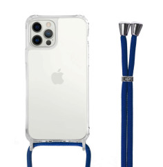 Customizable Crossbody Case for iPhone with Blue Marine Lanyard For iPhone 15 14 13 12 Pro Max