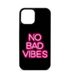 Coque Personalisée pour iPhone 15 16 Pro Max No bad vibes