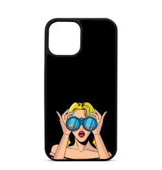 Coque Personalisée pour iPhone 16 15 14 Pro max fille regarde Saint Tropez