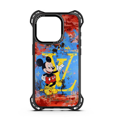 Coque Personalisée pour iPhone 15 16 pro Max Mickey mouse louis vuitton